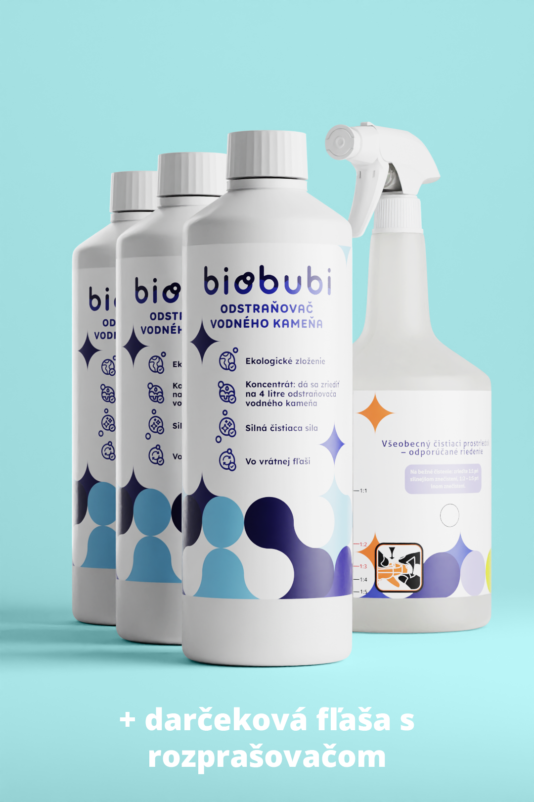 Biobubi Koncentrát na odstraňovanie vápenatých usadenín (1L)